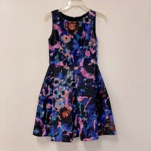 Purple Floral Dress